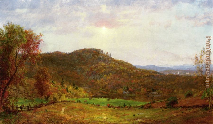 Autumn Landscape I painting - Jasper Francis Cropsey Autumn Landscape I art painting